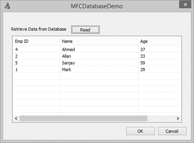 MFC - Các lớp cơ sở dữ liệu