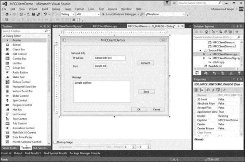 MFC cung cấp một lớp CSocket để viết các chương trình giao tiếp mạng với Windows Sockets.