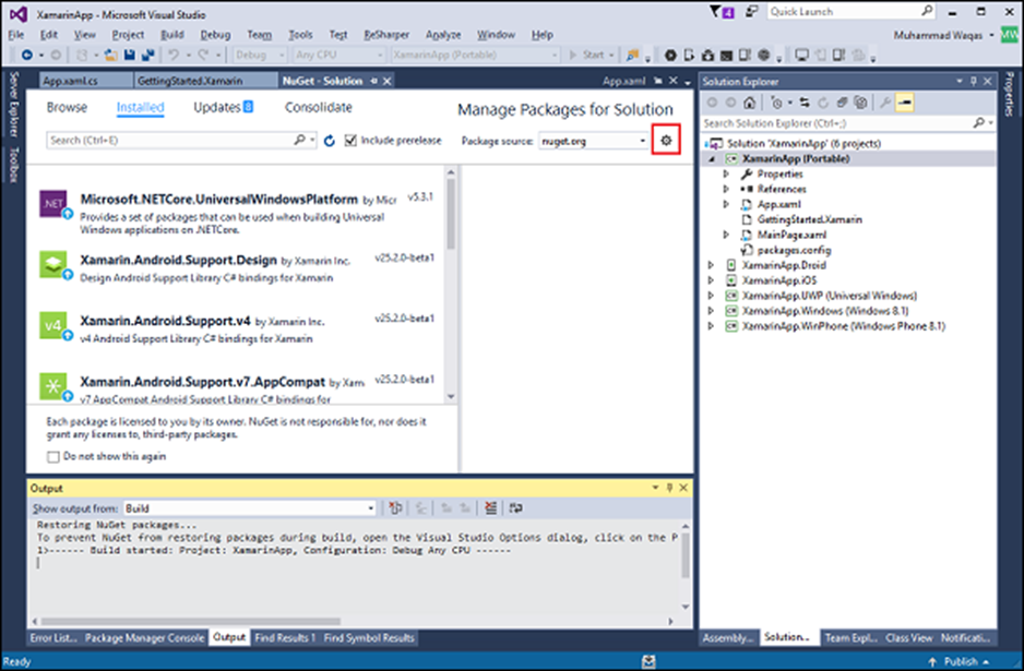 Visual Studio 2015