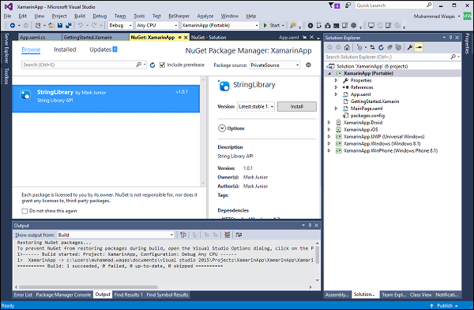 Visual Studio 2015