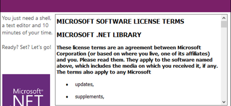 net core sdk