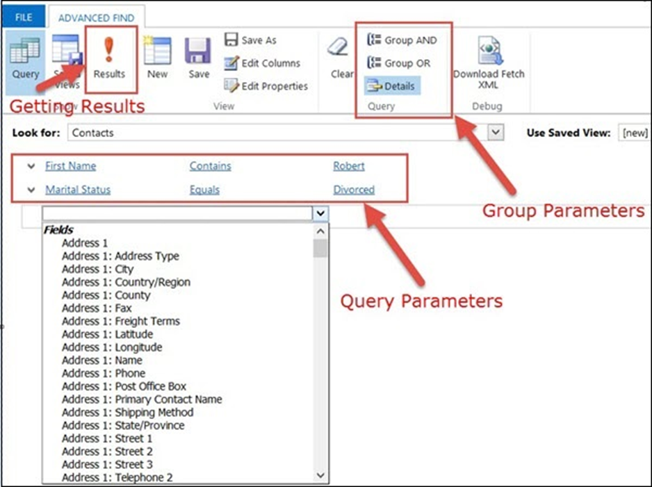 Microsoft Dynamics CRM - Tìm kiếm