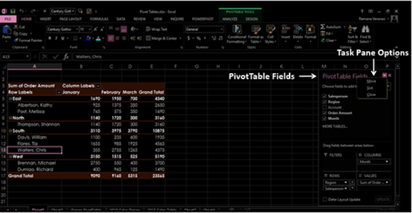 PivotTable