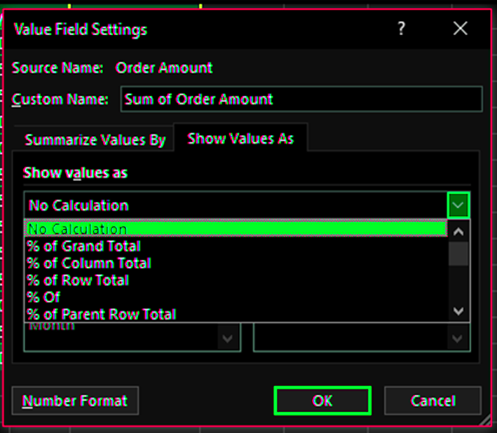 PivotTable.