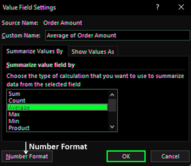 PivotTable.