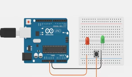 Arduino điều khiển LED bằng nút nhấn