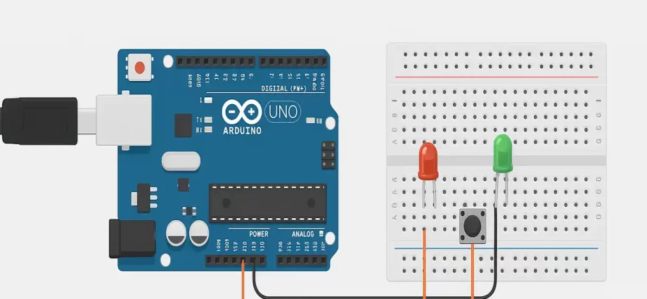 Arduino điều khiển LED bằng nút nhấn